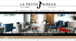 Desktop Screenshot of hotel-lapetitesirene.fr